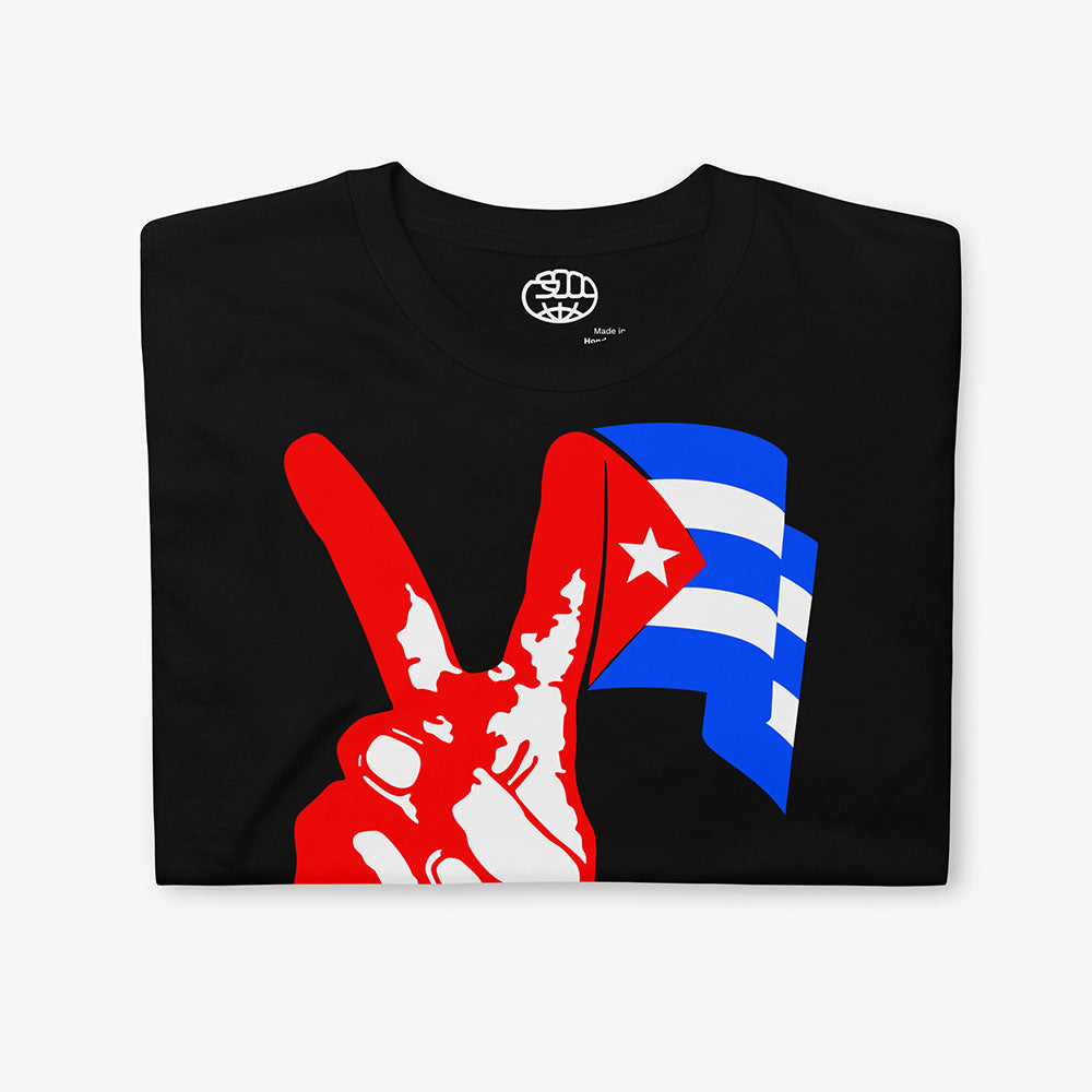 Cuba Si Yankees No T-Shirt - Rare Solidarity Artwork - Exclusive Soviet Vintage Revolutionary Design