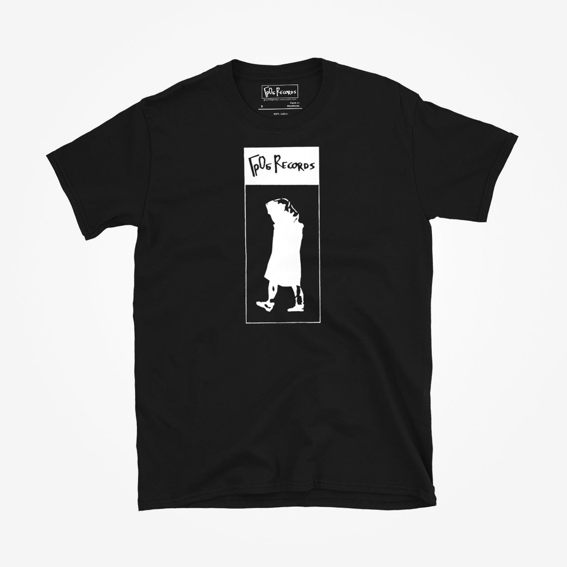 Grob Records large logo unisex black T-shirt - front