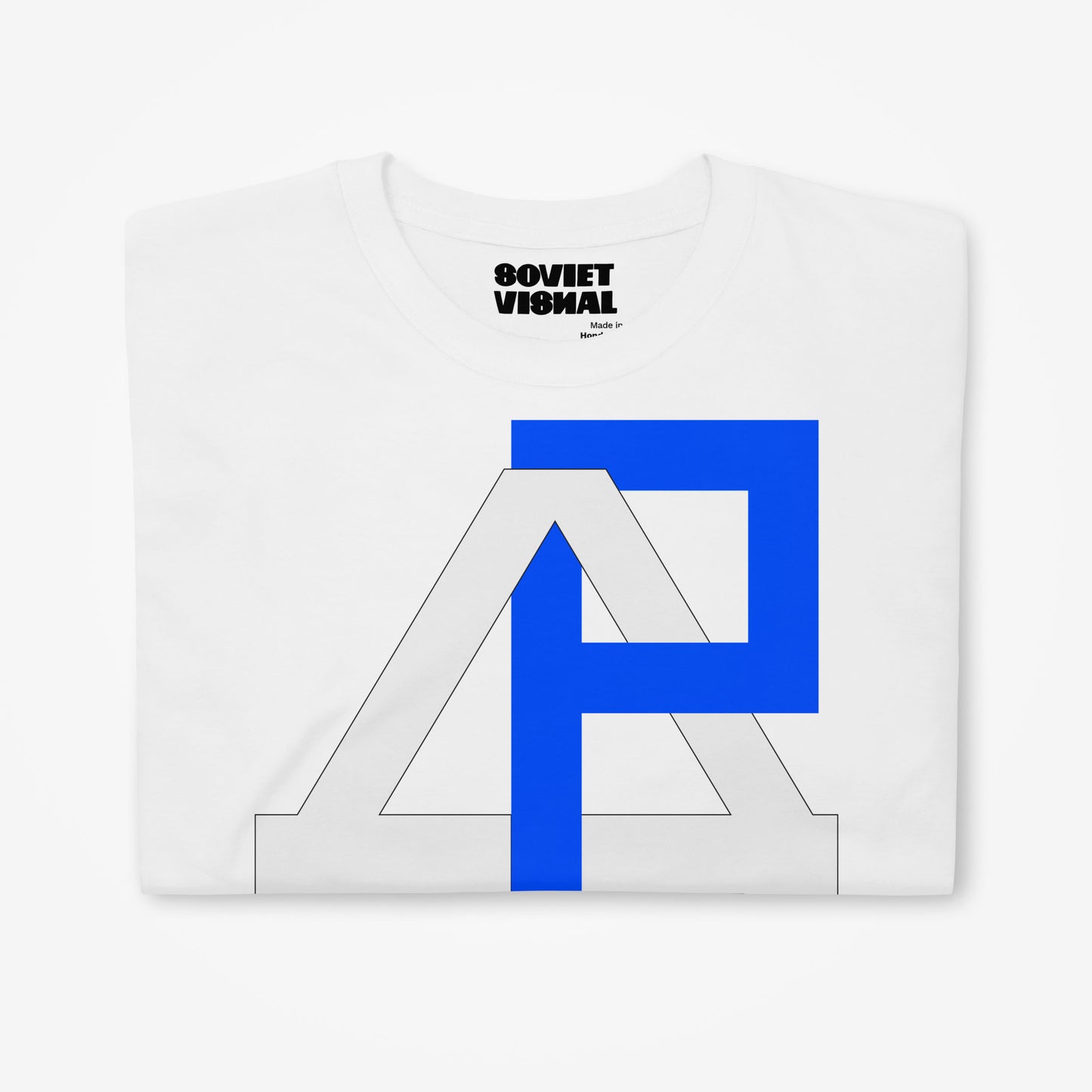 black unisex Soviet health propaganda t-shirt "Долой рукопожатие" (Down with the Handshakes)