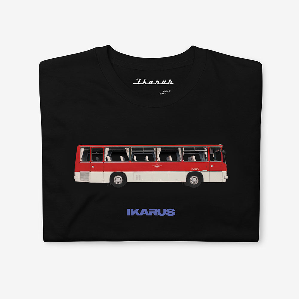 Ikarus bus T-shirt, Eastern Bloc and Soviet public transport nostalgia design