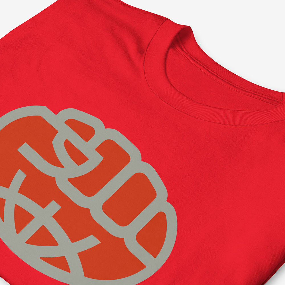 Soviet international solidarity Globe-Fist Logo T-Shirt - Rare Soviet Anti-Imperialist Emblem - Exclusive Vintage Art