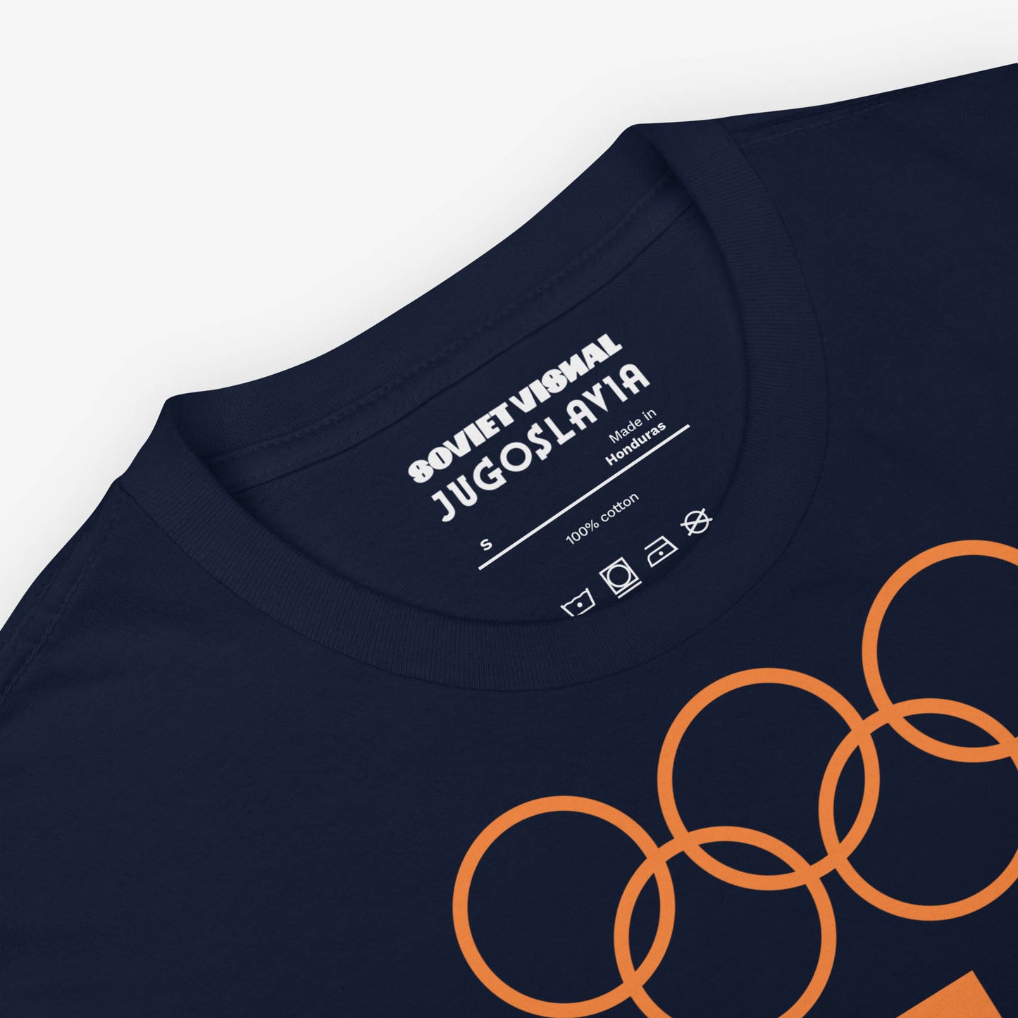 Sarajevo 1984 Winter Olympics T-shirt featuring the official Olympic logo.