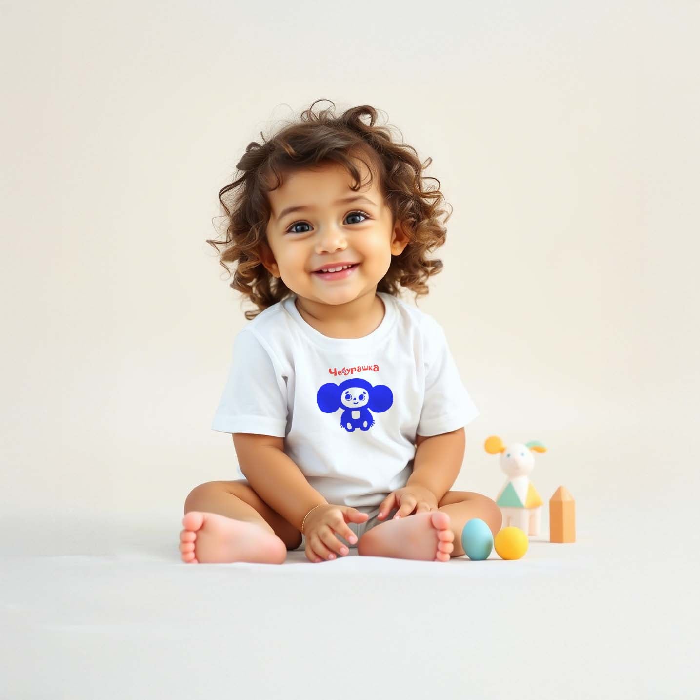 Premium Soviet-themed baby and kids' apparel – unique, high-quality designs featuring Cheburashka and nostalgic Soviet art.