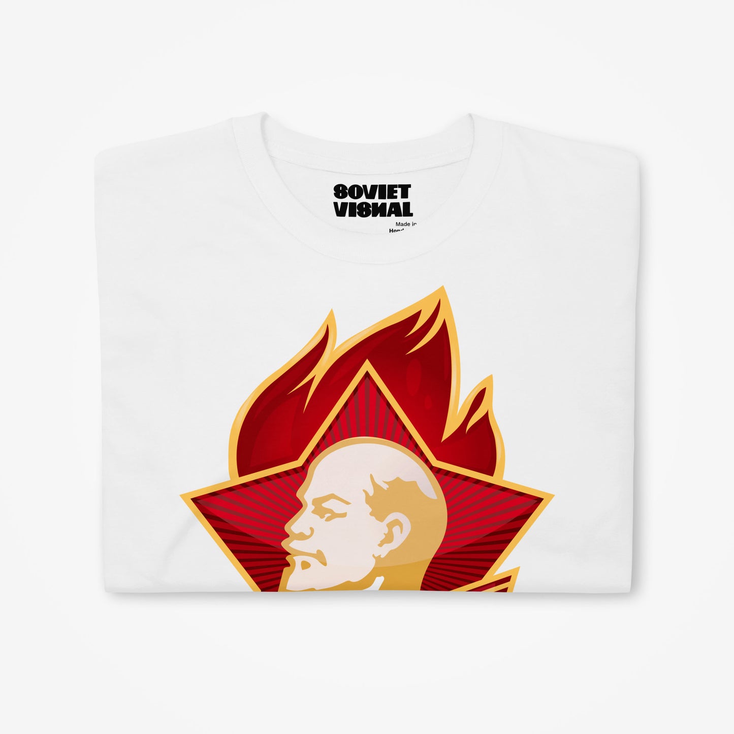 Be Ready! Soviet Pioneer white unisex T-Shirt with Lenin