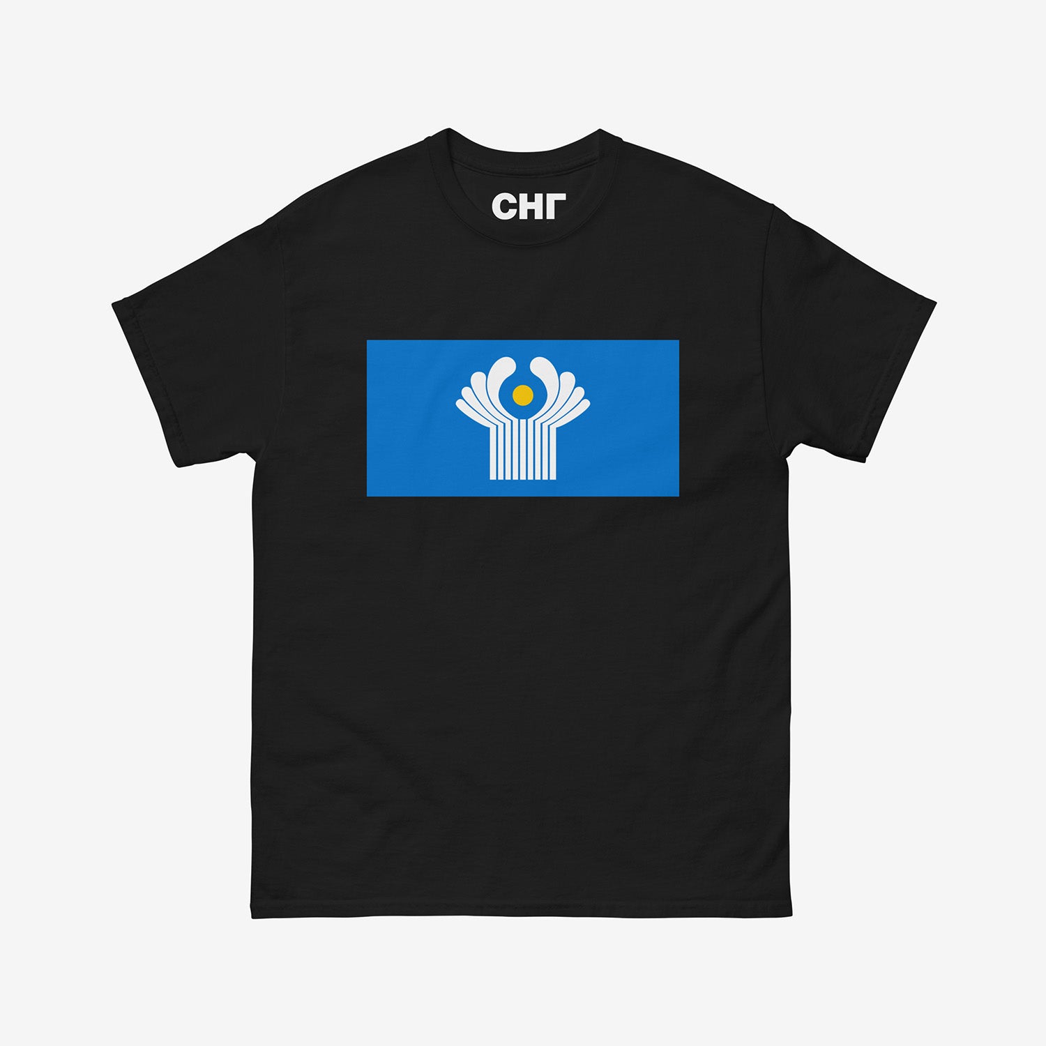 CIS postsoviet commonwealth flag t-shirt. From artsoviet.com