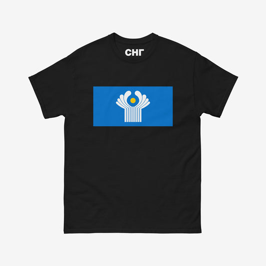 CIS postsoviet commonwealth flag t-shirt. From artsoviet.com