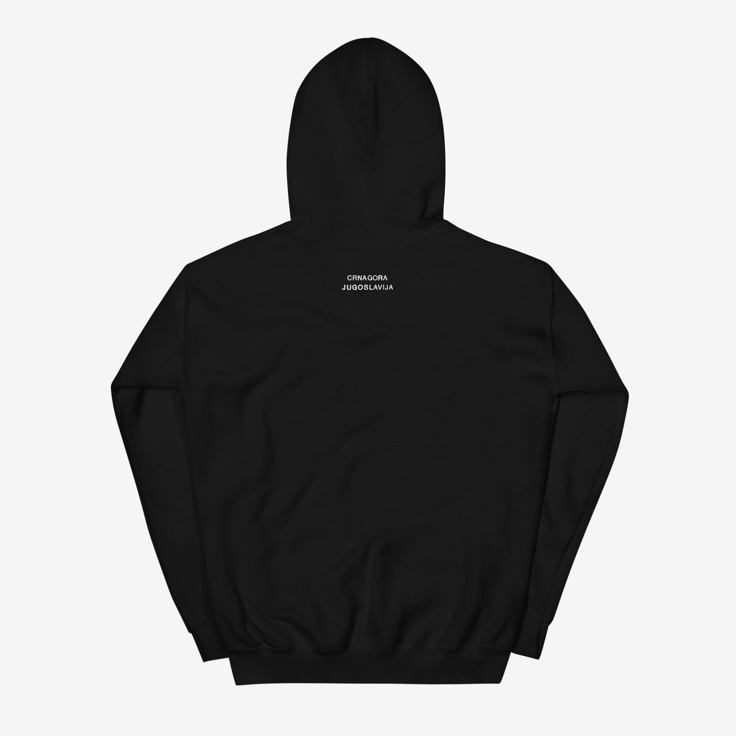 Hoodie featuring the Coat of Arms of the Socialist Republic of Montenegro (1963–1974).