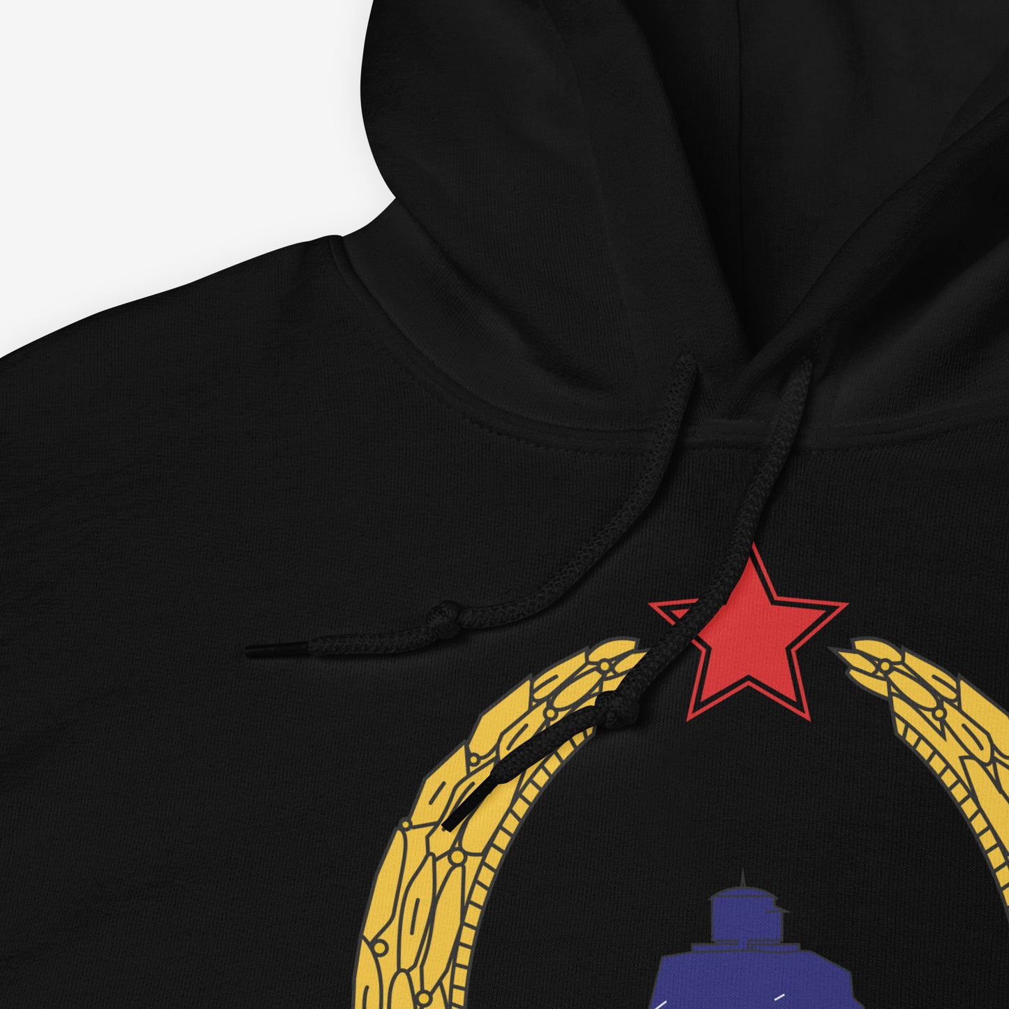 Hoodie featuring the Coat of Arms of the Socialist Republic of Montenegro (1963–1974).