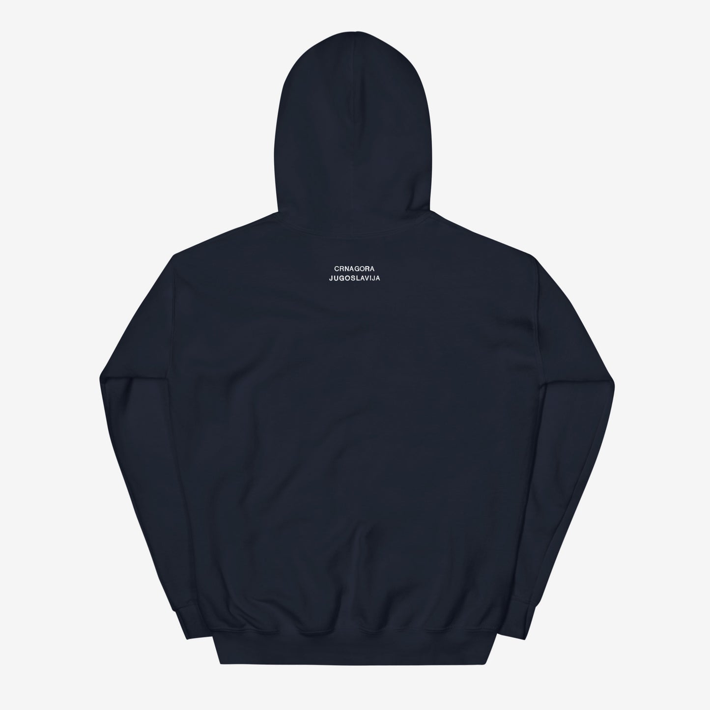 Hoodie featuring the Coat of Arms of the Socialist Republic of Montenegro (1963–1974).