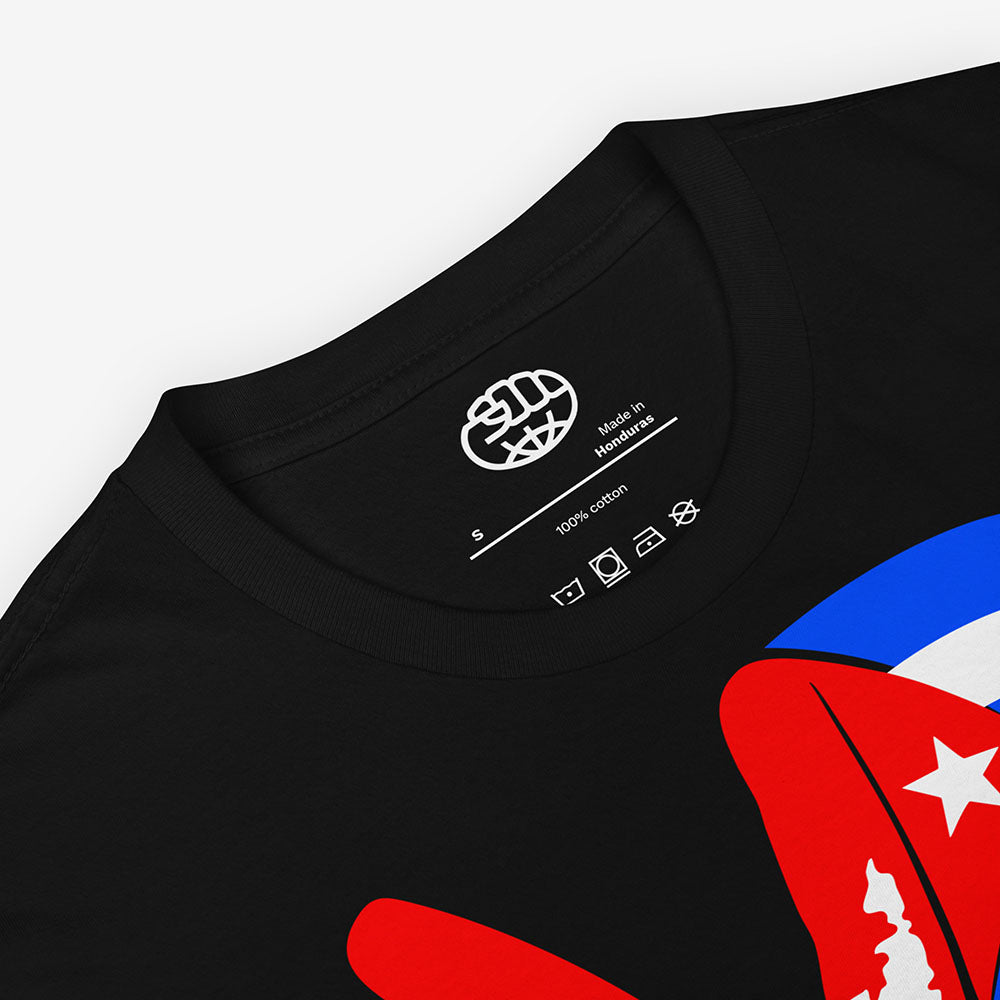Cuba Si Yankees No T-Shirt - Rare Solidarity Artwork - Exclusive Soviet Vintage Revolutionary Design