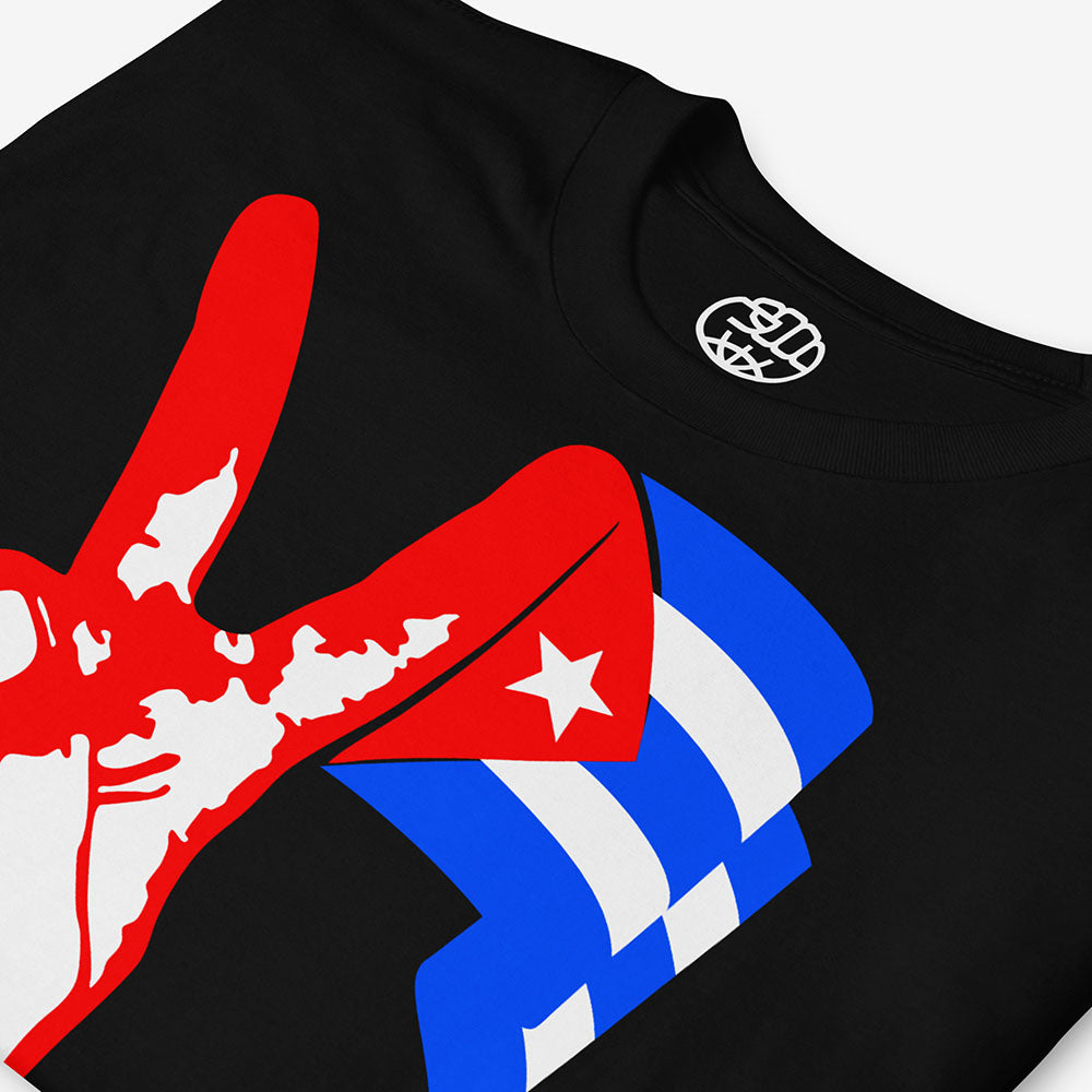 Cuba Si Yankees No T-Shirt - Rare Solidarity Artwork - Exclusive Soviet Vintage Revolutionary Design