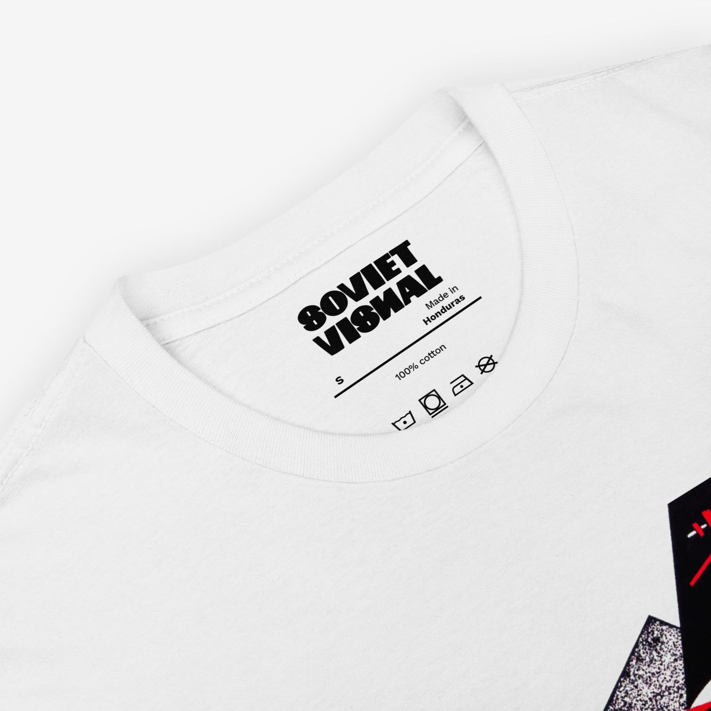 El Lissitzky T-Shirt - "Клином красным бей белых" (Beat the Whites with the Red Wedge) - Soviet Constructivist Art