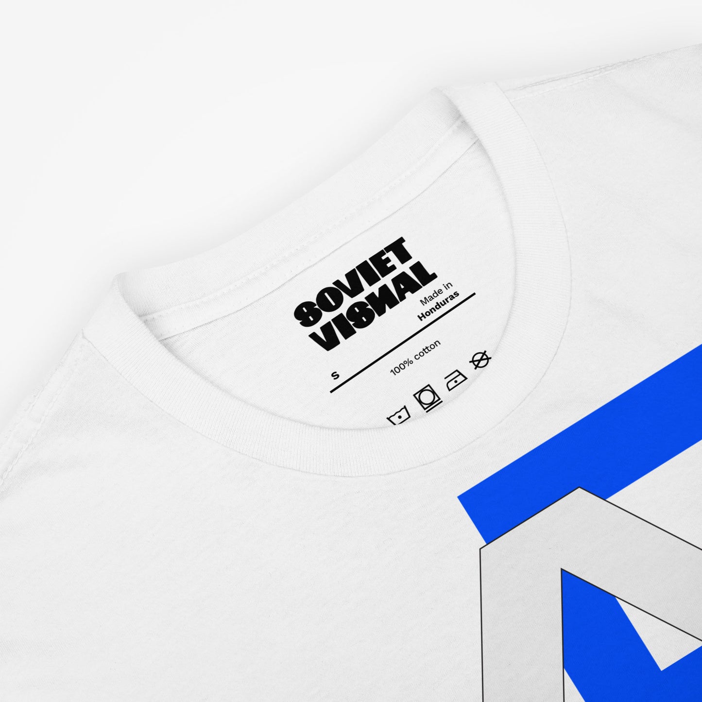 black unisex Soviet health propaganda t-shirt "Долой рукопожатие" (Down with the Handshakes)