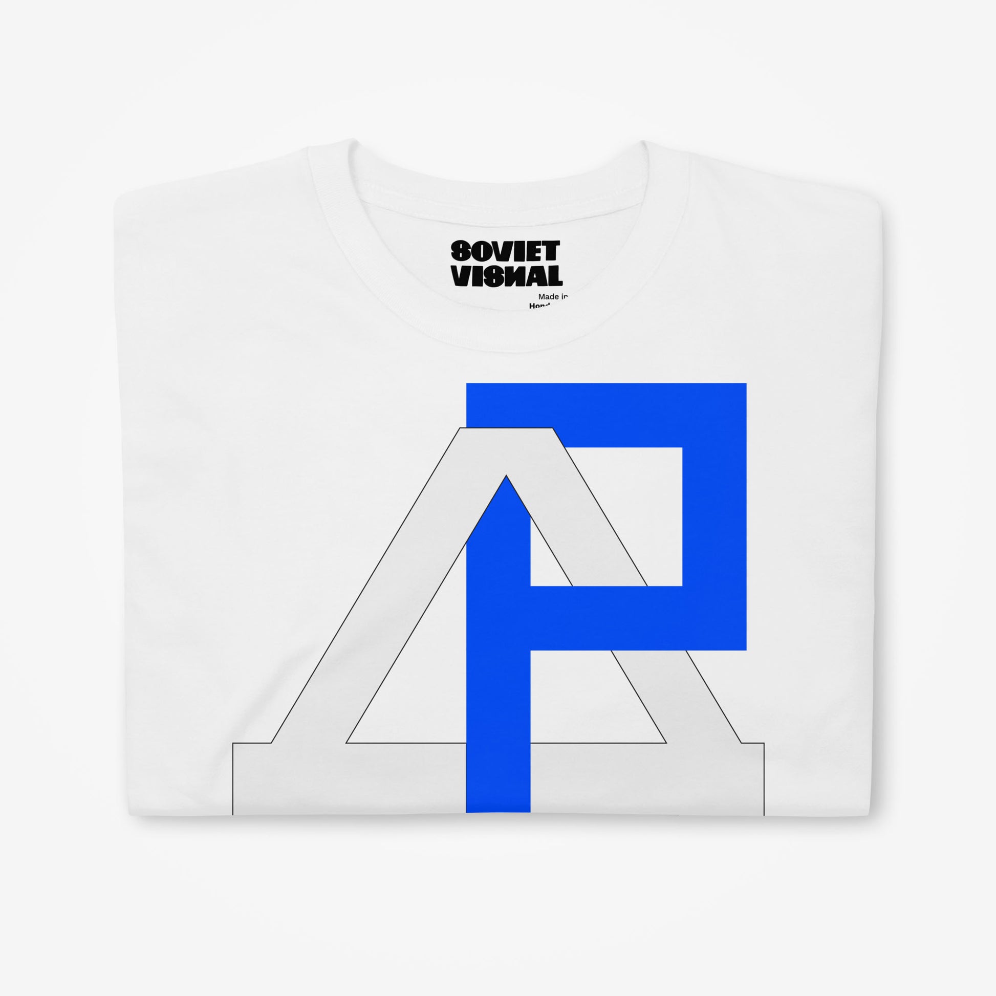 black unisex Soviet health propaganda t-shirt "Долой рукопожатие" (Down with the Handshakes)