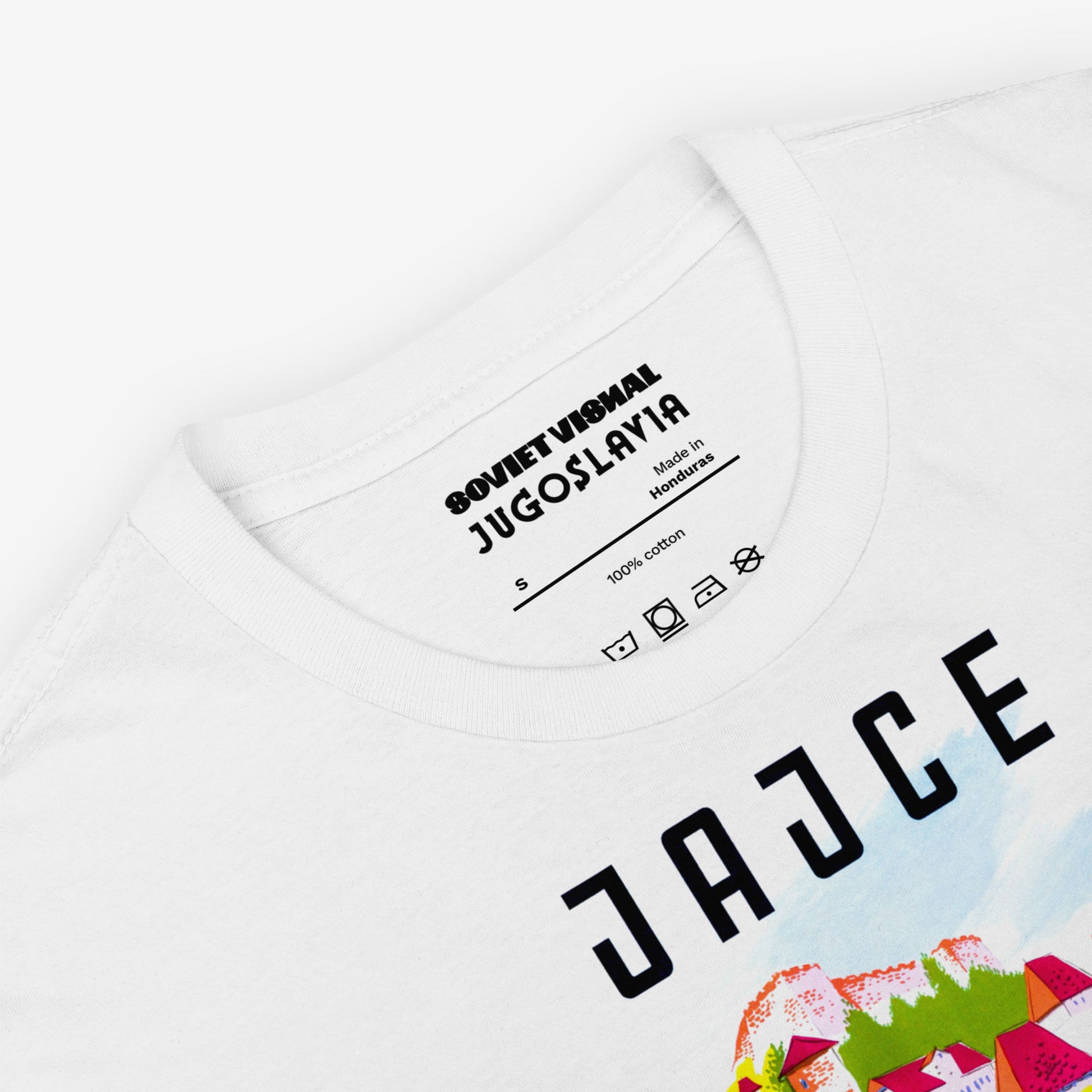 Jajce Yugoslavia travel T-shirt – Pliva Waterfall Bosnia retro vintage tee