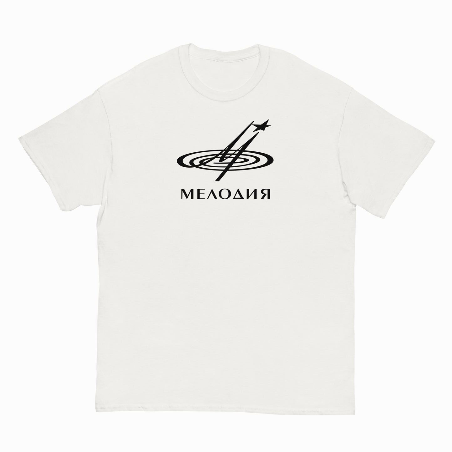 Soviet MELODIA white unisex t-shirt
