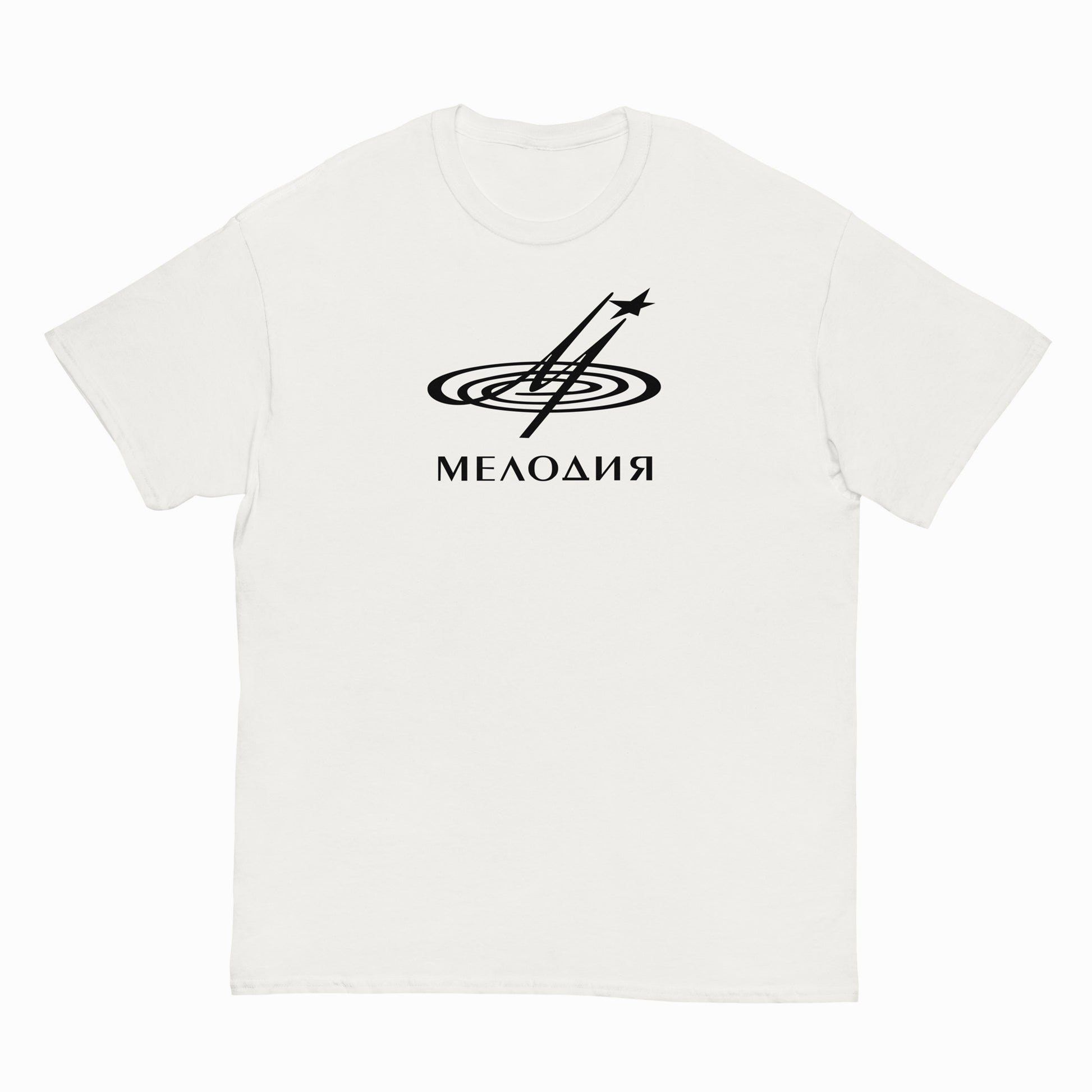 Soviet MELODIA white unisex t-shirt