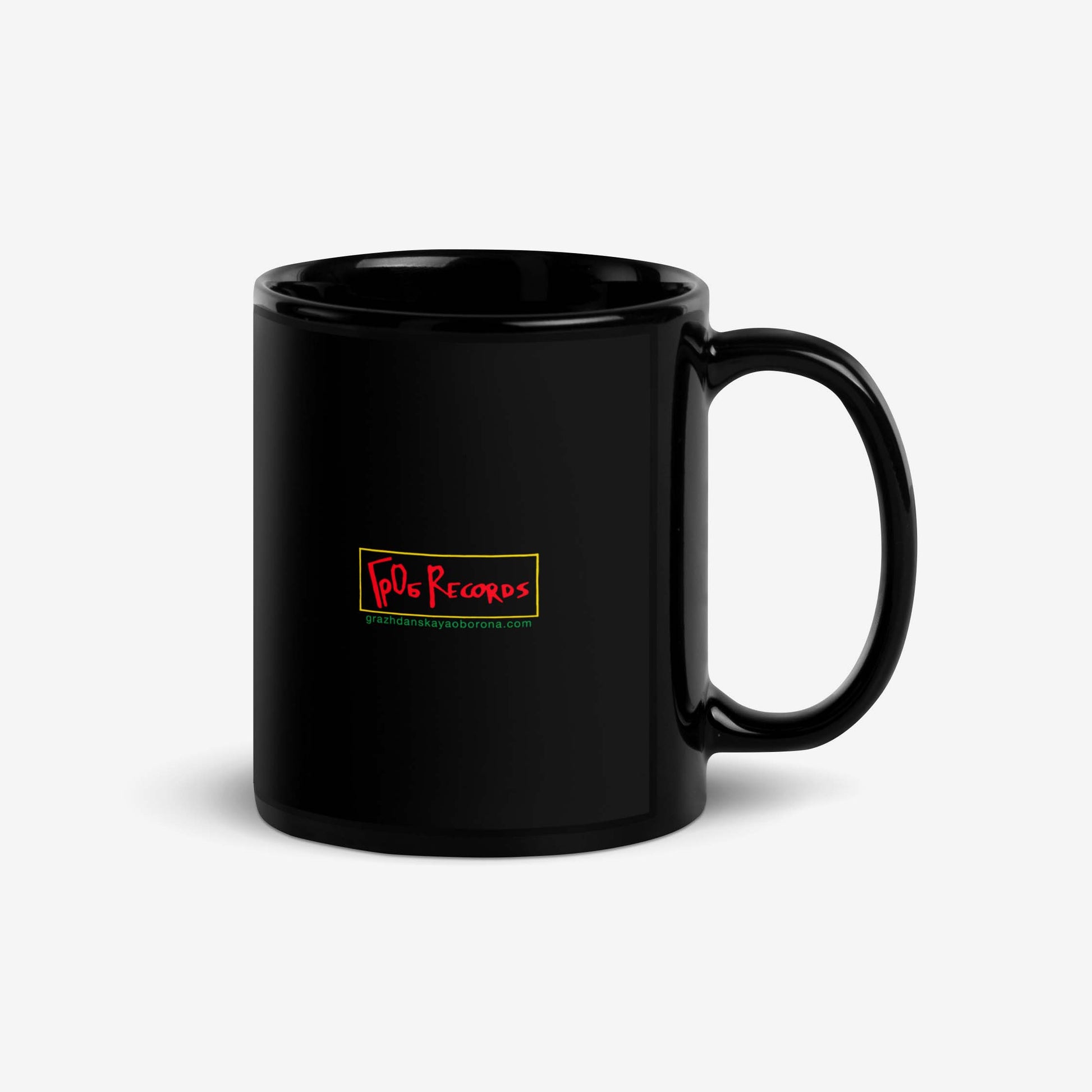 Egor Letov & Opizdenevshie mug featuring Soviet punk rock album artwork.
