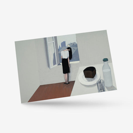 Viktor Pivovarov ‘Wet Hair’ Art Postcard – Limited Edition Soviet Print