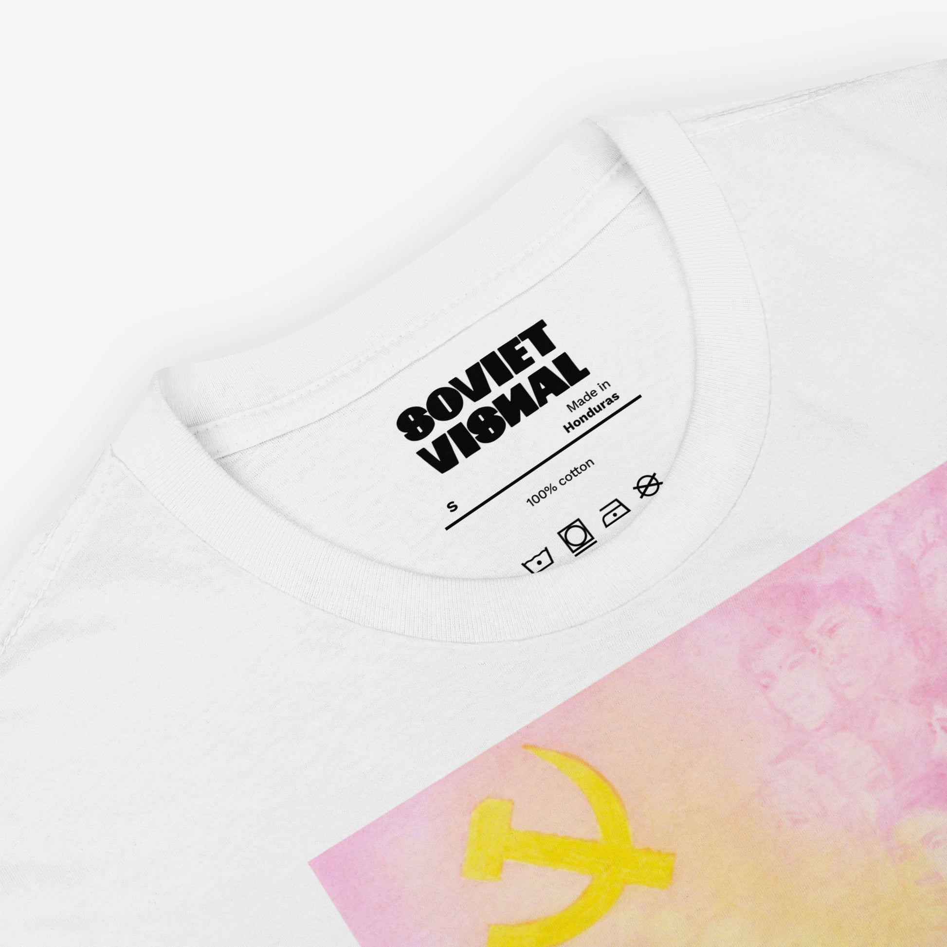 Chinese Communist propaganda T-shirt – Revitalise China artwork, cherry blossoms, sun, skyscrapers