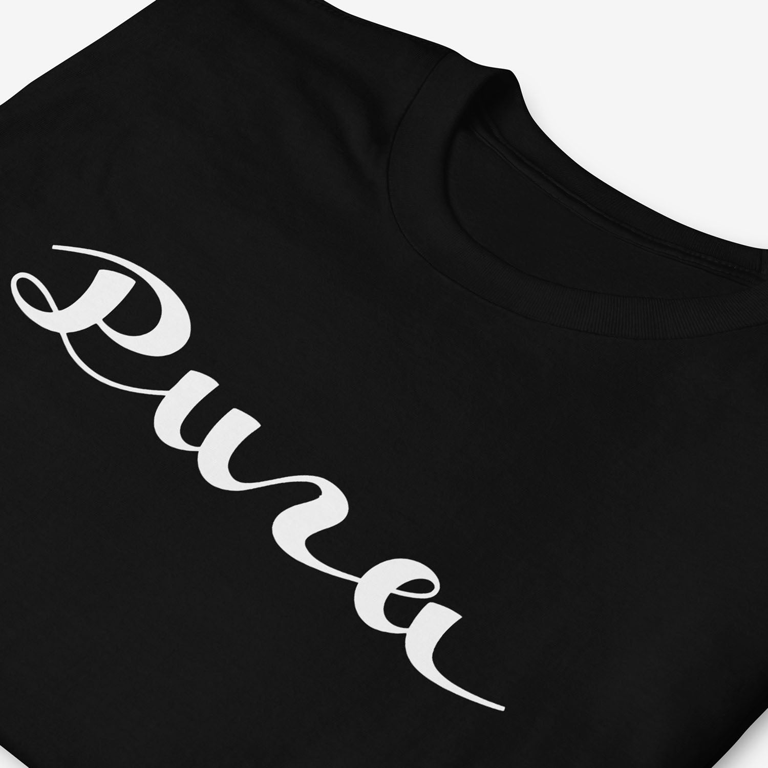 Minimalist Cyrillic Рига (Riga) T-shirt in Soviet-style typography, inspired by Latvian culture