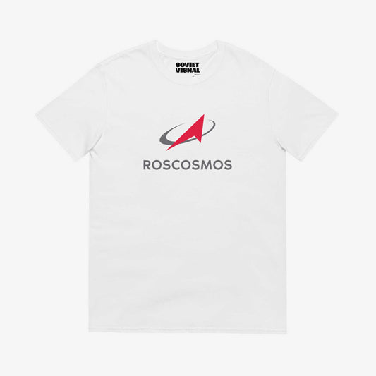 Roscosmos Logo T-Shirt – Official Russian Space Agency Design