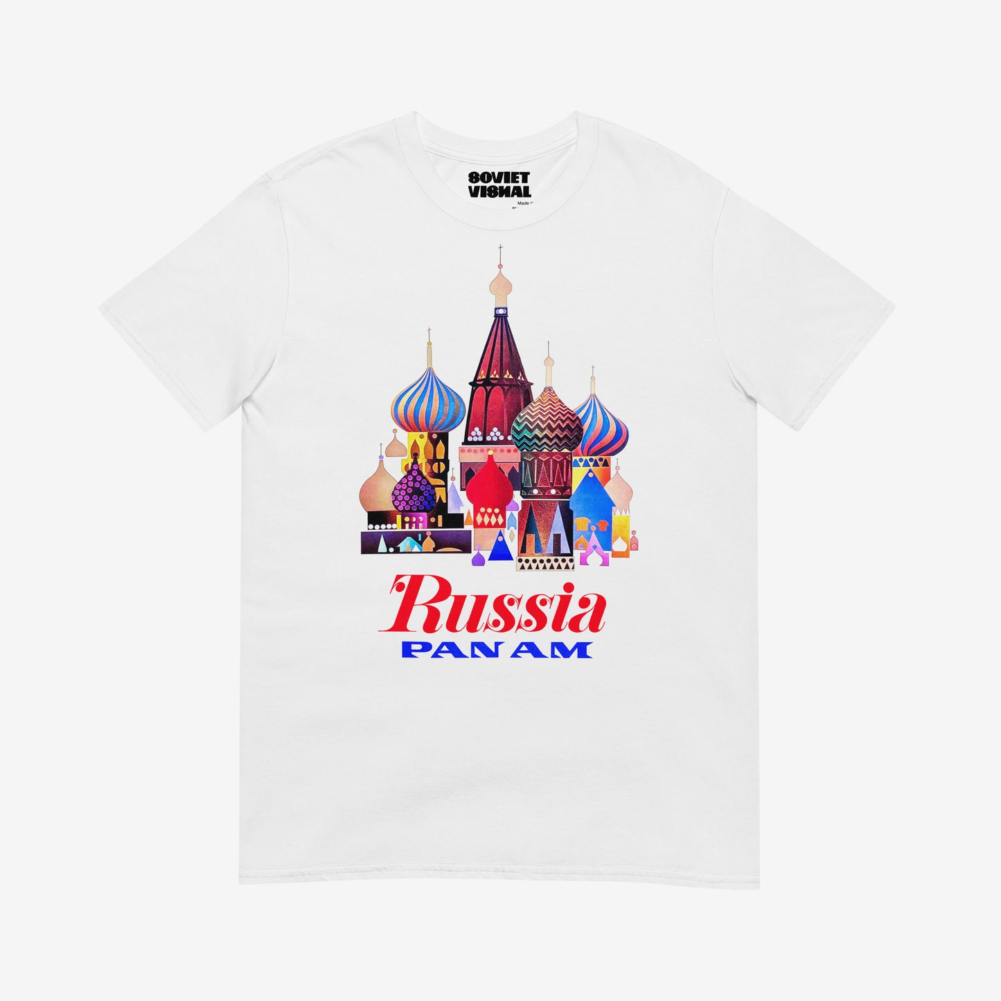 Pan Am Soviet Russia T-shirt – St. Basil’s Cathedral retro travel design