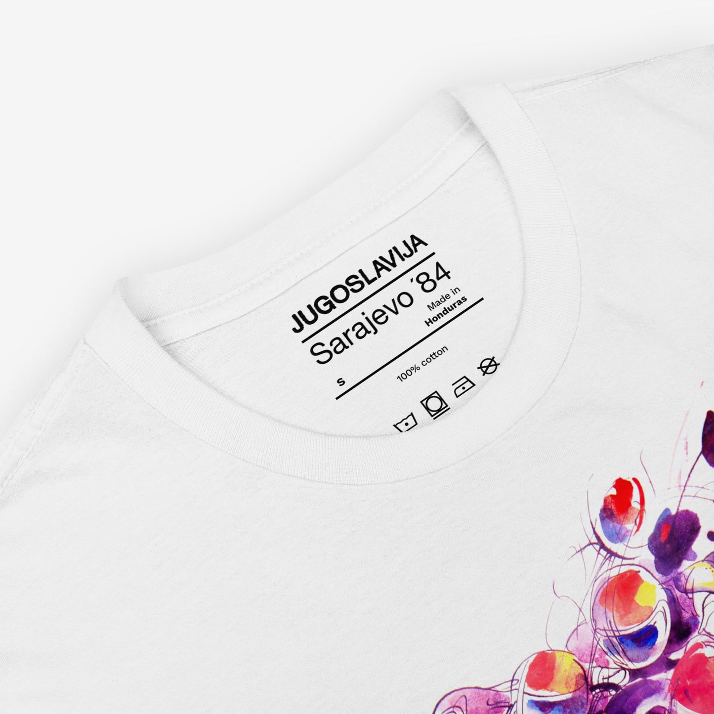 Bobsleigh Sarajevo 1984 Winter Olympics unisex T-shirt with artwork by Ismar Mujezinović