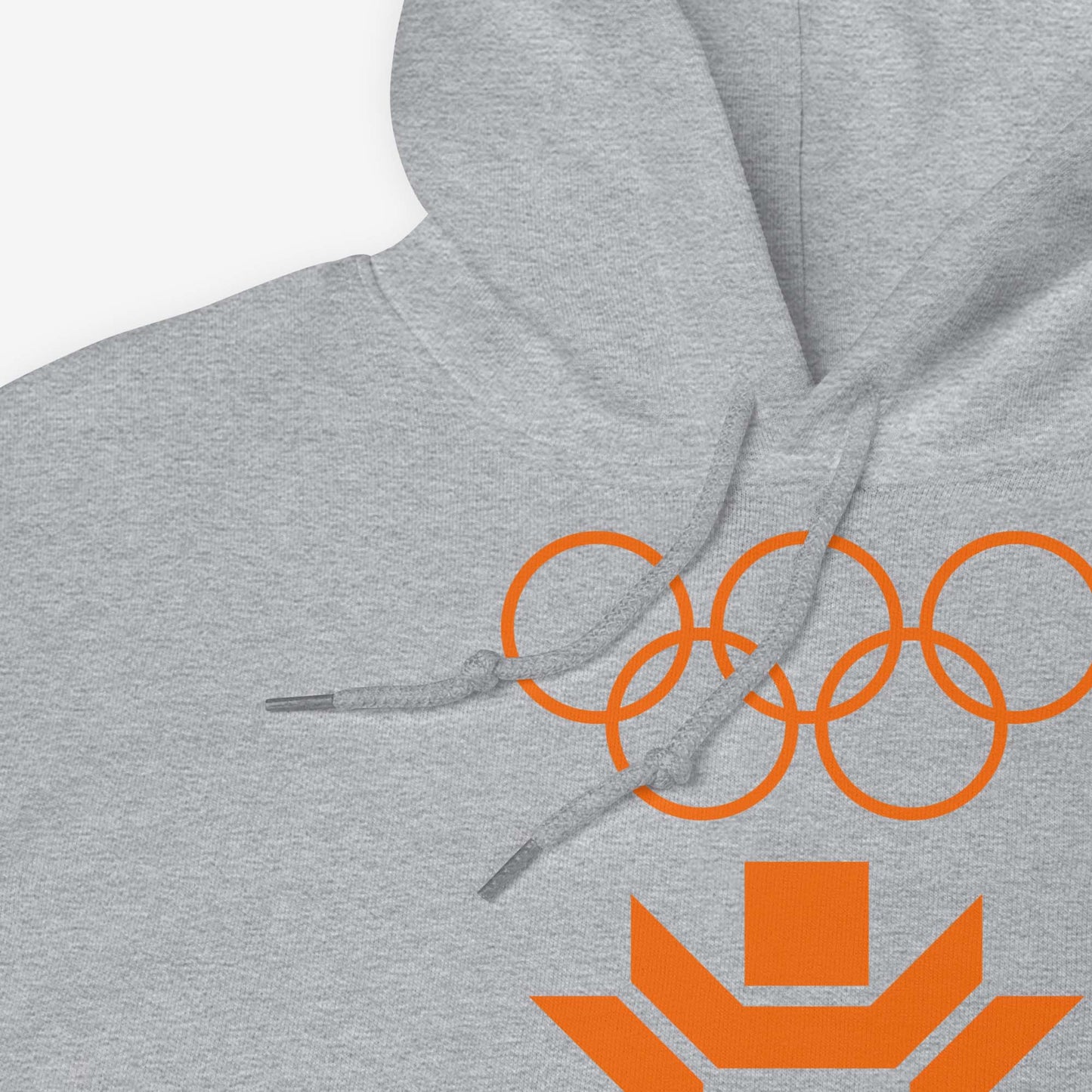 Sarajevo 1984 Winter Olympics hoodie featuring the official Olympic logo.