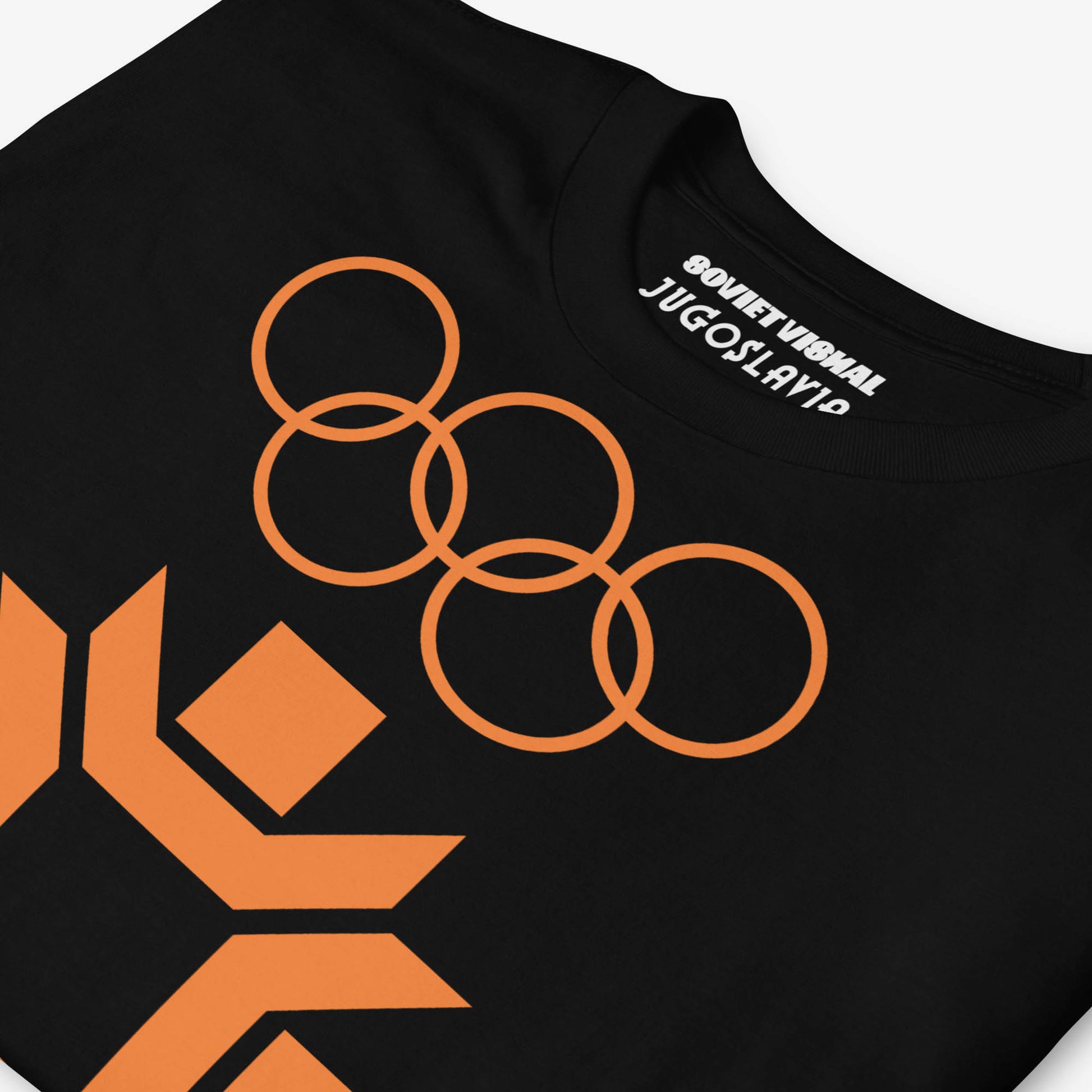 Sarajevo 1984 Winter Olympics T-shirt featuring the official Olympic logo.