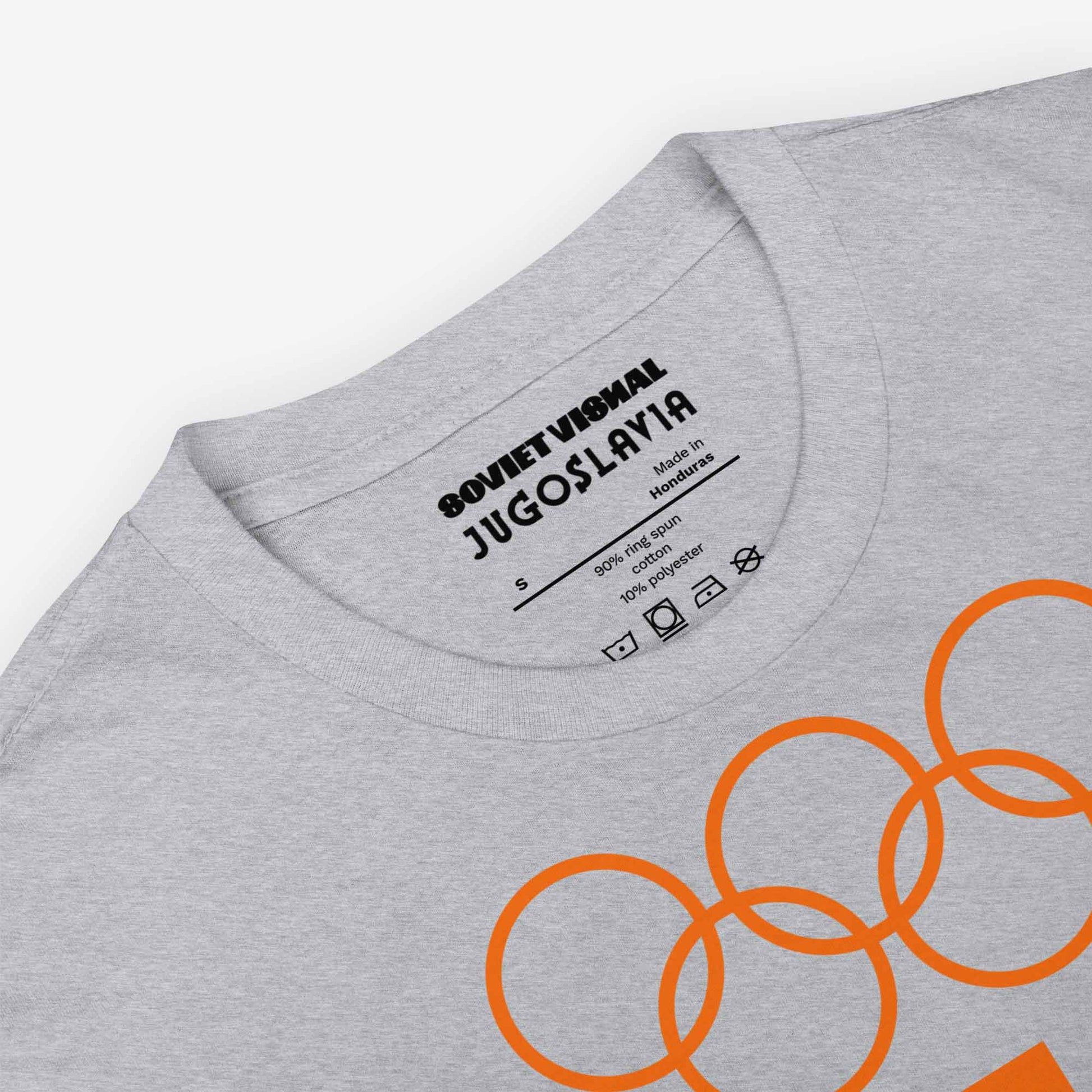 Sarajevo 1984 Winter Olympics T-shirt featuring the official Olympic logo.