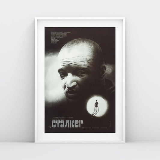 Vintage Tarkovsky Movie Poster - "Stalker" - Rare Soviet Sci-Fi Cinema Art