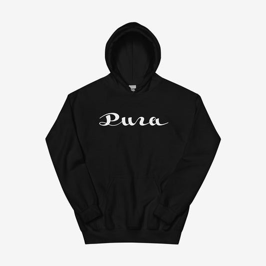 Minimalist Cyrillic Рига (Riga) Hoodie in Soviet-style typography, inspired by Latvian culture