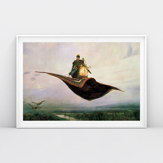 Ultra-high-resolution Vasnetsov "Magic Carpet" (Ковёр Самолёт) – the finest quality reproduction available, sourced from the Russian Museum.