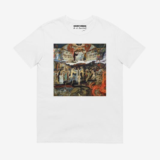Vasnetsov Last Judgment t-shirt, ultra-high-resolution museum-quality print, exclusive Russian art tee.