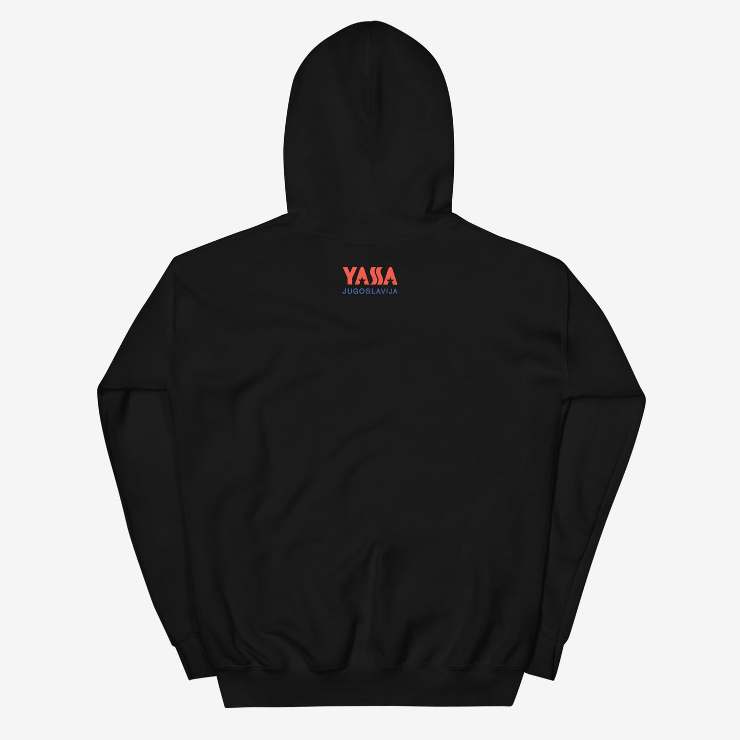 Hoodie featuring the vintage YASSA logo, the classic Yugoslav sportswear brand.