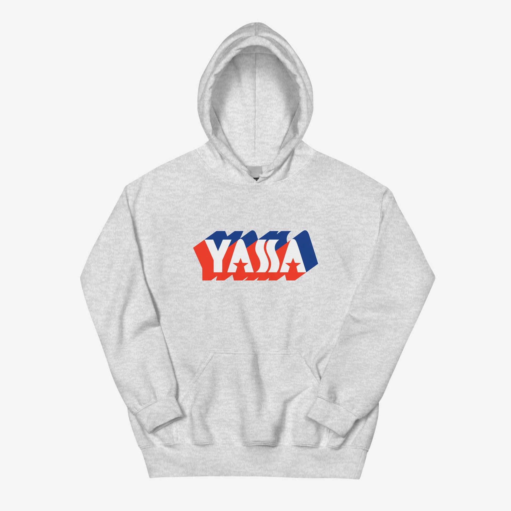 Hoodie featuring the vintage YASSA logo, the classic Yugoslav sportswear brand.