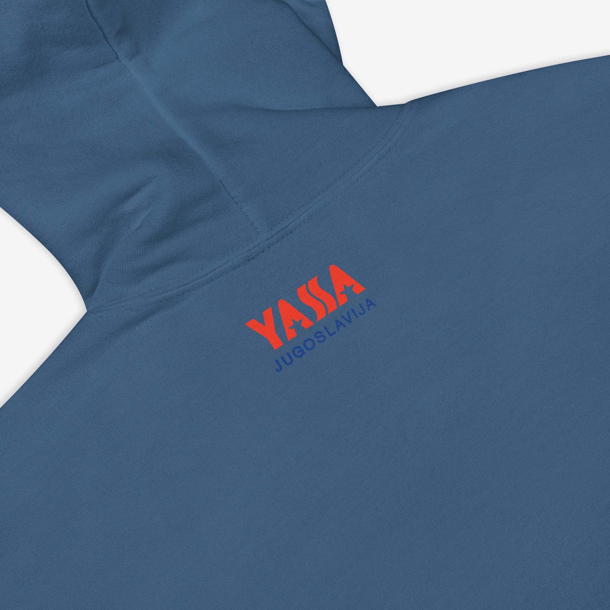 Hoodie featuring the vintage YASSA logo, the classic Yugoslav sportswear brand.