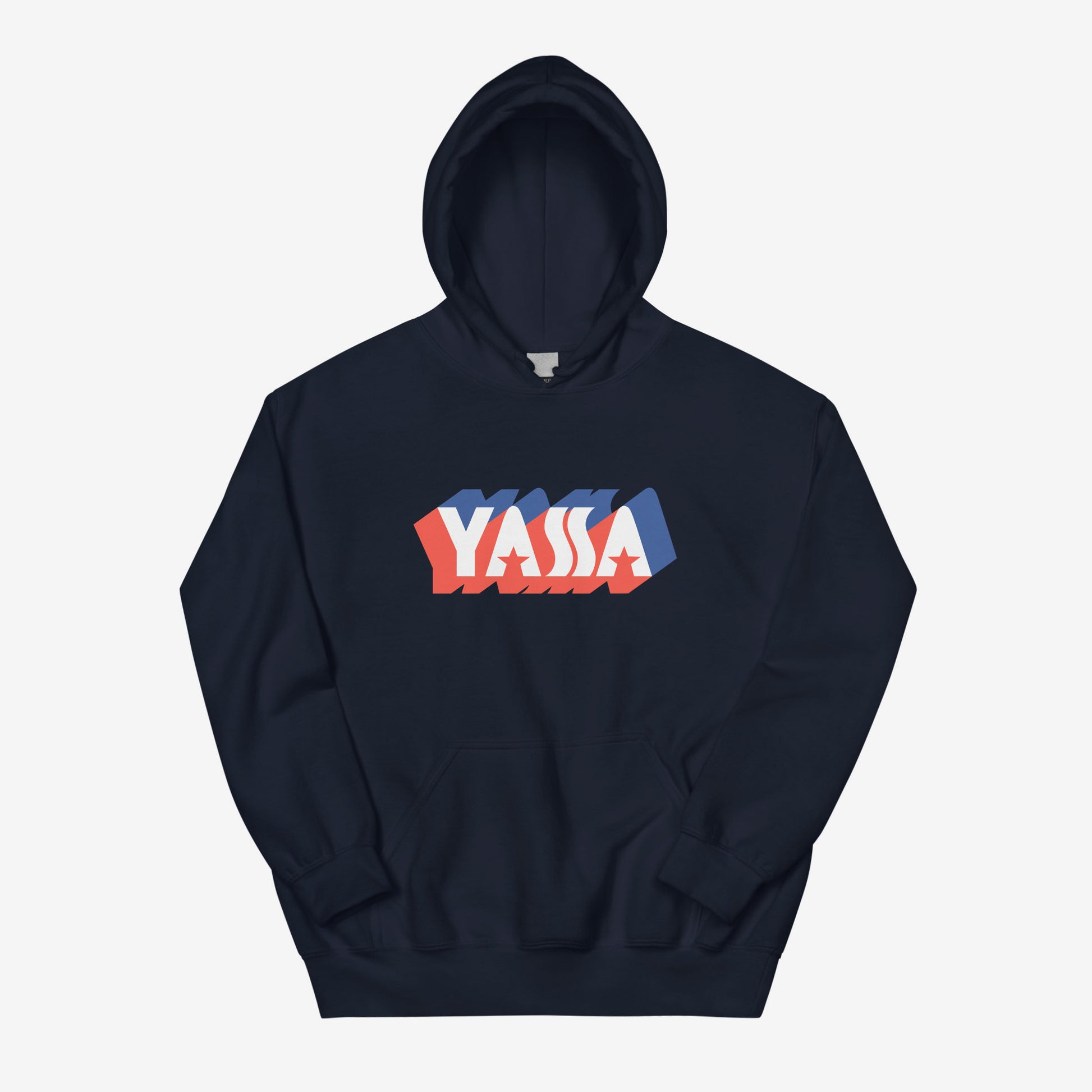 Hoodie featuring the vintage YASSA logo, the classic Yugoslav sportswear brand.