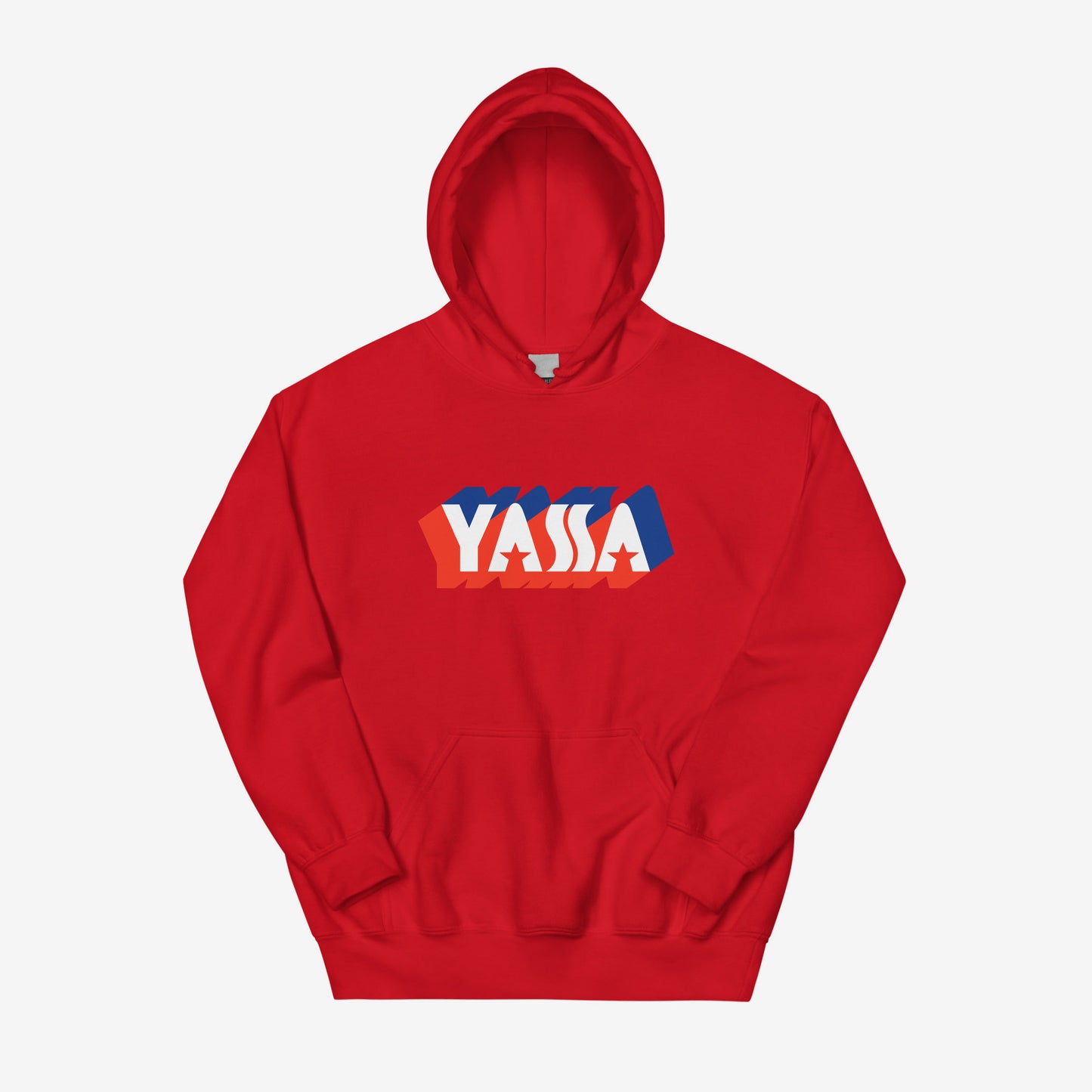 Hoodie featuring the vintage YASSA logo, the classic Yugoslav sportswear brand.