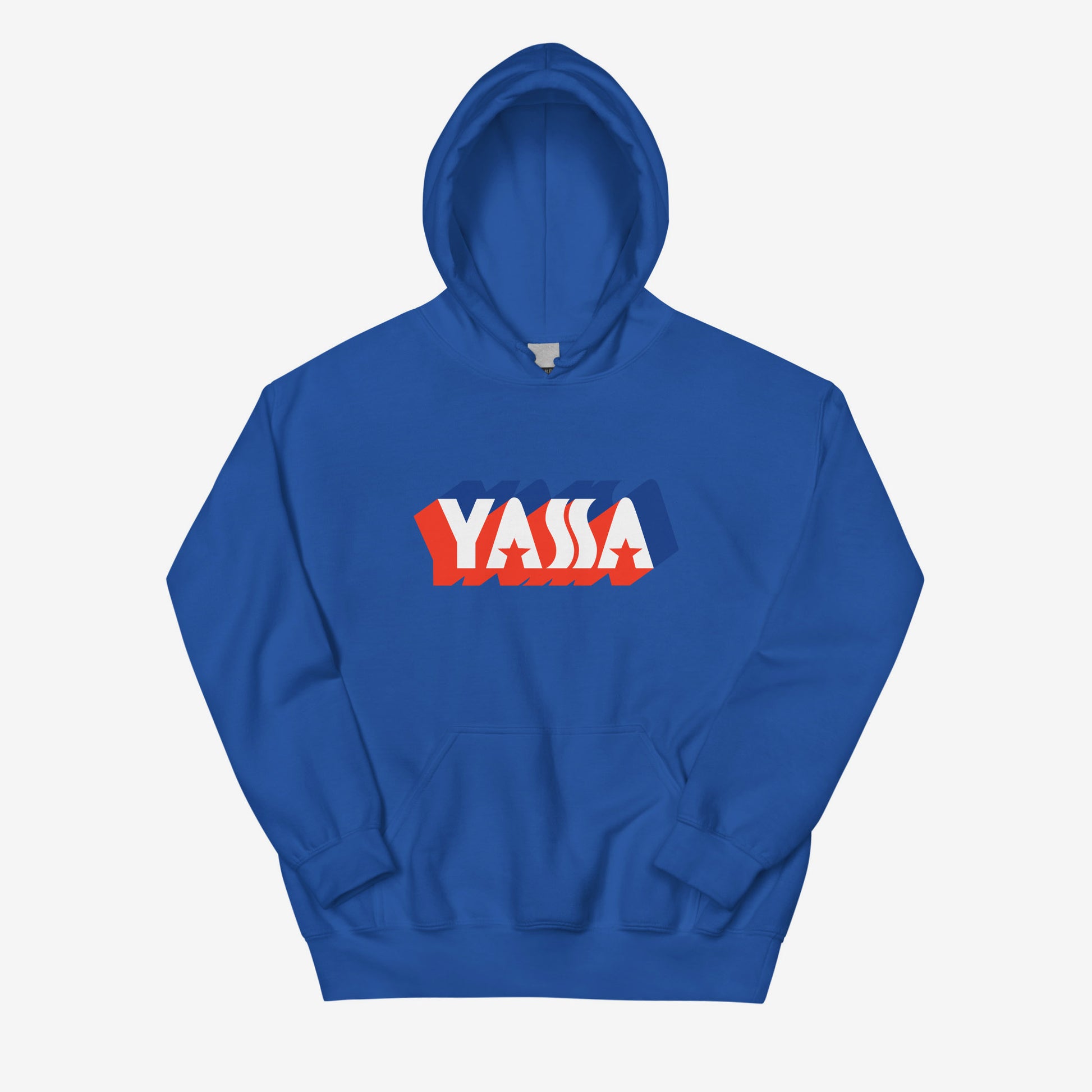 Hoodie featuring the vintage YASSA logo, the classic Yugoslav sportswear brand.