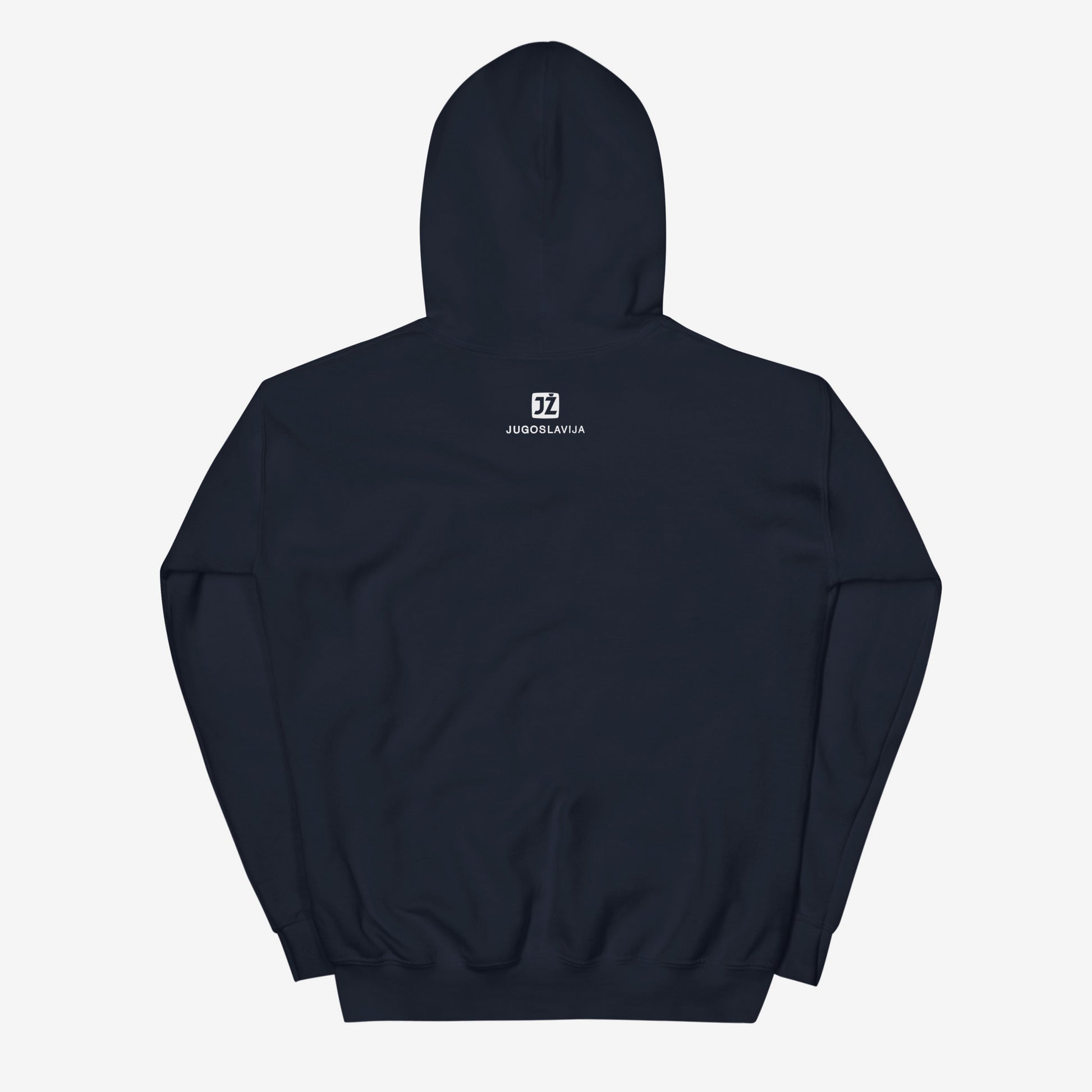 Yugoslav Railways JŽ logo hoodie featuring the official railway emblem.