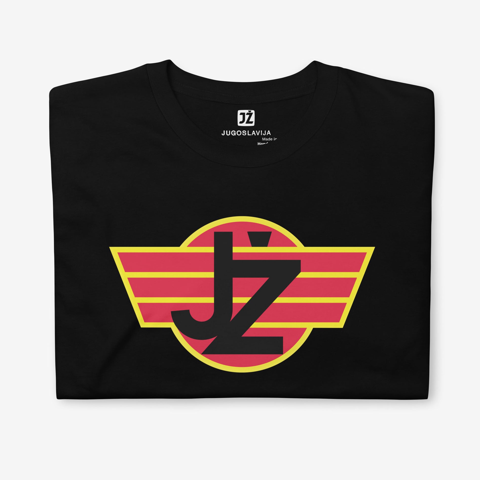 Yugoslav Railways JŽ logo T-shirt featuring the official railway emblem.
