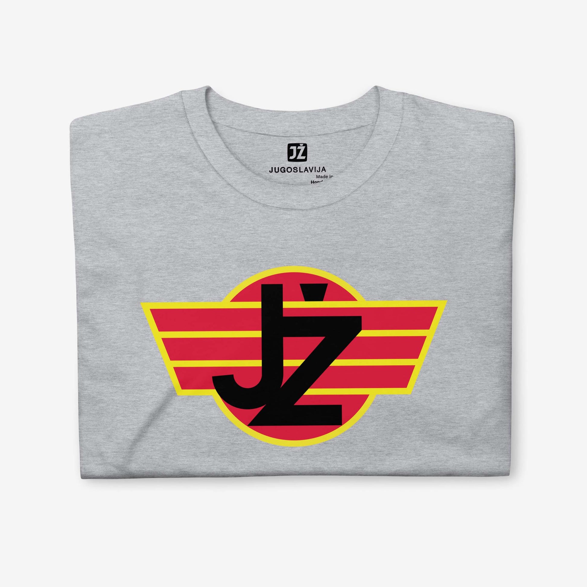 Yugoslav Railways JŽ logo T-shirt featuring the official railway emblem.