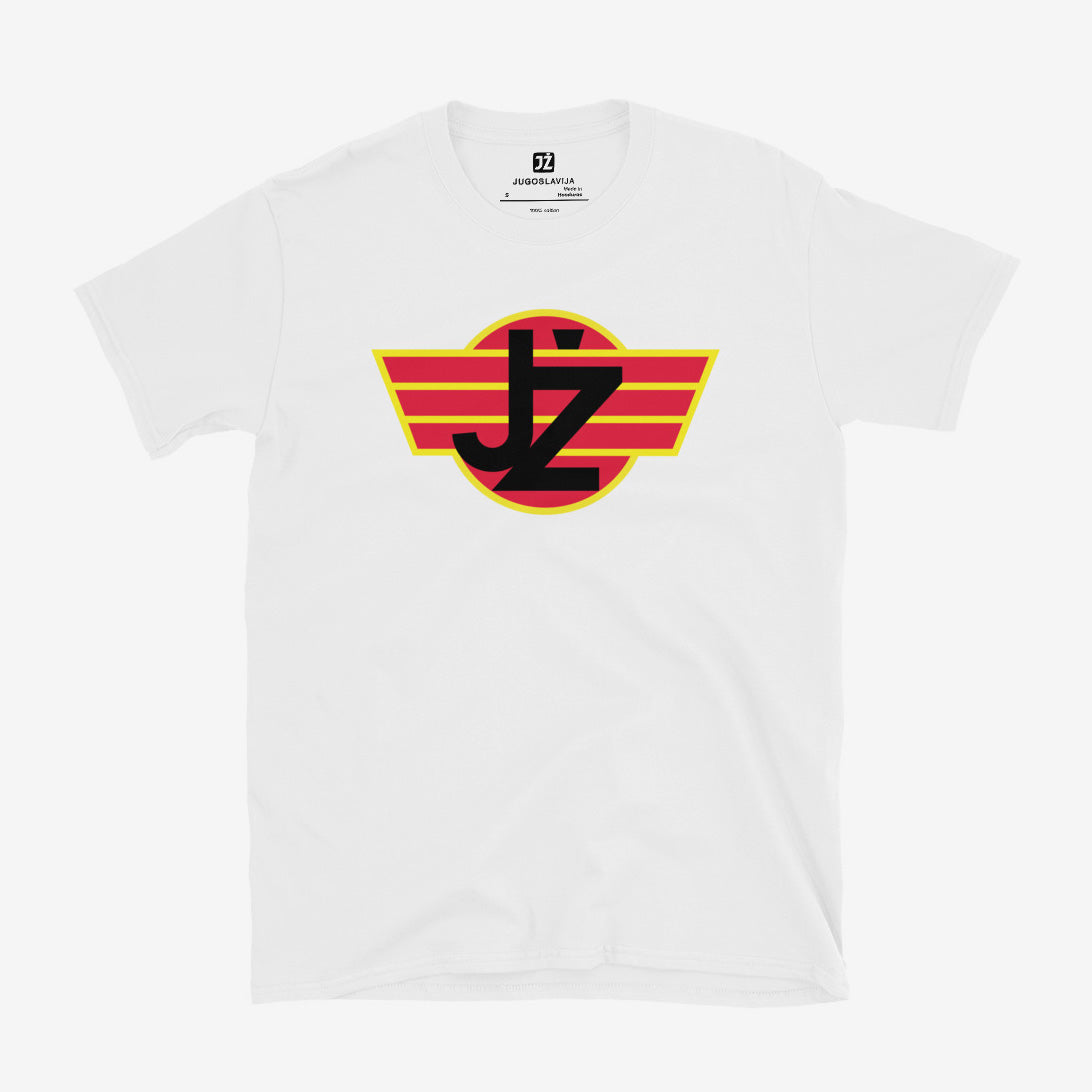 Yugoslav Railways JŽ logo T-shirt featuring the official railway emblem.